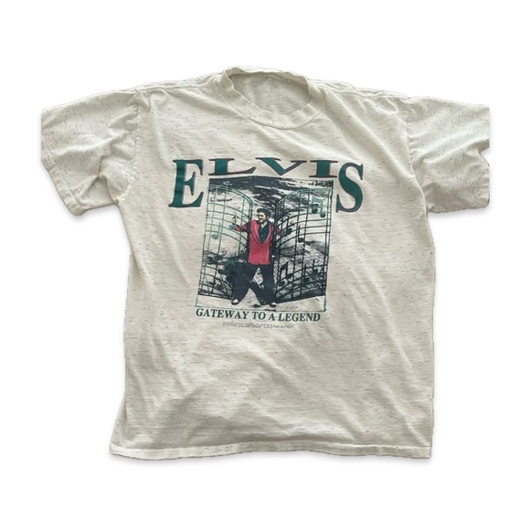 Vintage Tops - Vintage Elvis Presley T Shirt | Size M/L